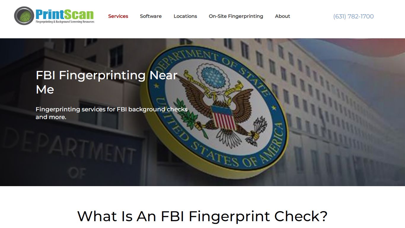 FBI Fingerprinting | Fingerprinting For Background Checks - PrintScan